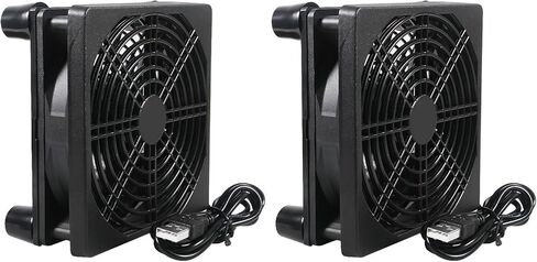 1 حزمة 120 مللي متر x 25 مللي متر 5 فولت USB الطاقة 5 فولت مروحة تعمل بالطاقة مع وحدة تحكم السرعة لجهاز التوجيه مودم استقبال DVR Xbox TV Box التبريد in Kuwait