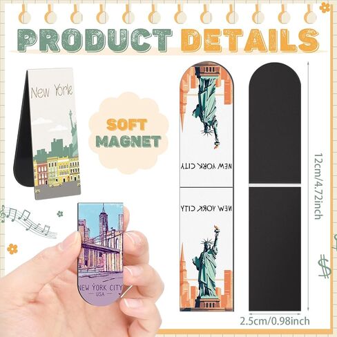 60 PCS City City City Magnetic Lagmarks New York Florida City Longmark NYC Florida Gifts USA City City Hirves for New York Florida Traveler Party Gifts Supplies (New York) in Kuwait