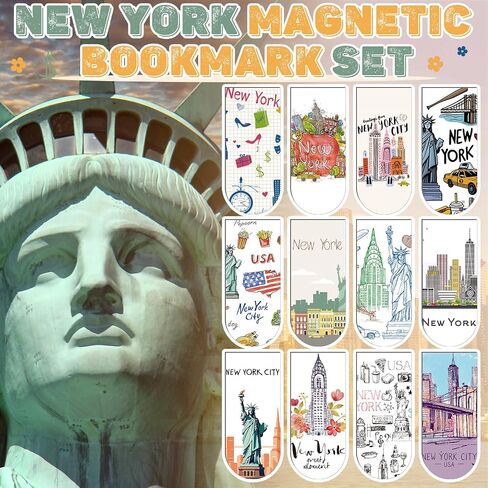 60 PCS City City City Magnetic Lagmarks New York Florida City Longmark NYC Florida Gifts USA City City Hirves for New York Florida Traveler Party Gifts Supplies (New York) in Kuwait