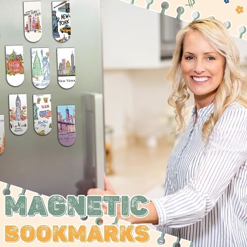 60 PCS City City City Magnetic Lagmarks New York Florida City Longmark NYC Florida Gifts USA City City Hirves for New York Florida Traveler Party Gifts Supplies (New York) in Kuwait