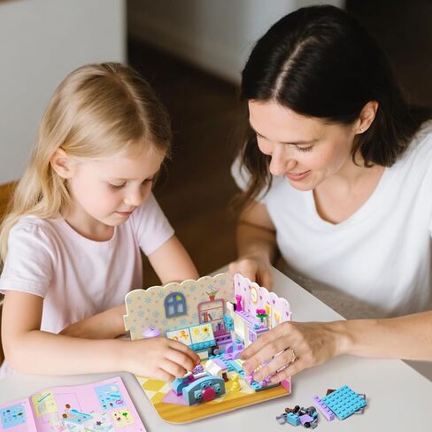 Friends 3-in-1 Dream House Building Blocks Set for Girls Ages 6-12, 194-Piece STEM Toy with 3 Design Styles, Creative Educational Gift Enhancing Fine Motor Skills & Creativity in Saudi Arabia
