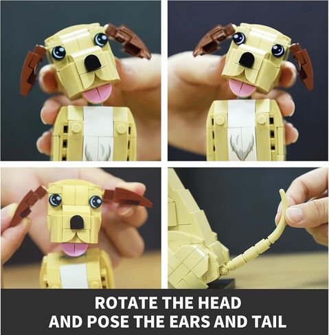 مجموعة ألعاب Kazi Pug Dog Building - هدايا الصلصال لمحبي الصلصال - مجموعة مثالية لعبة الصلصال للأولاد والبنات 8-12 ، ديكور المنزل ، الحفلات الحفلات in Kuwait