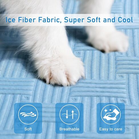 Thicken Dog Cooling Mat Anti-Slip Mat for Dogs Washable Dog Pad for Indoor & Outdoor Car Seats (30 * 19in) in Kuwait