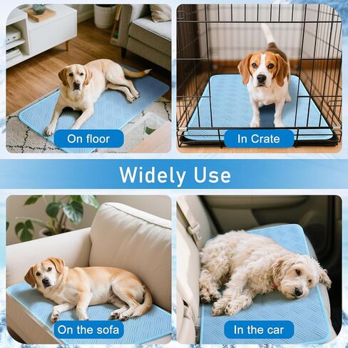 Thicken Dog Cooling Mat Anti-Slip Mat for Dogs Washable Dog Pad for Indoor & Outdoor Car Seats (30 * 19in) in Kuwait