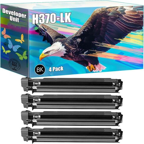 وحدة المطورين H370-LK متوافقة مع Toshiba E Studio 2000ac 2010ac 2500ac 2510AC Printers ، High Livers 70000 Pages ، Close Bright Clear Printing (4 Pack Black) in Kuwait
