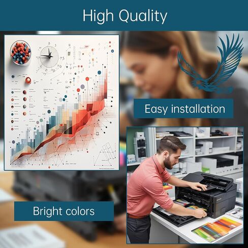 وحدة المطورين H370-LK متوافقة مع Toshiba E Studio 2000ac 2010ac 2500ac 2510AC Printers ، High Livers 70000 Pages ، Close Bright Clear Printing (4 Pack Black) in Kuwait