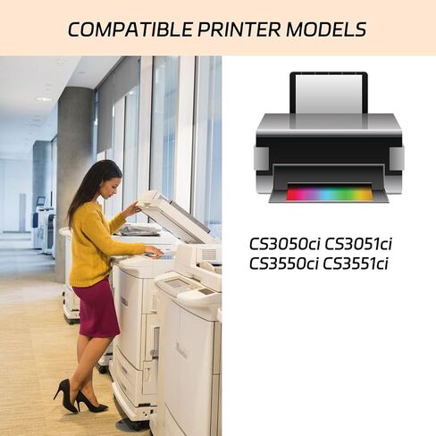 Compatible for Copystar DV-8305 Developer Unit Work for Copystar CS3050ci CS3051ci CS3550ci CS3551ci Printers, with Chip, High Yield 50000 Pages, Clear Printing (4 Pack Black) in Saudi Arabia
