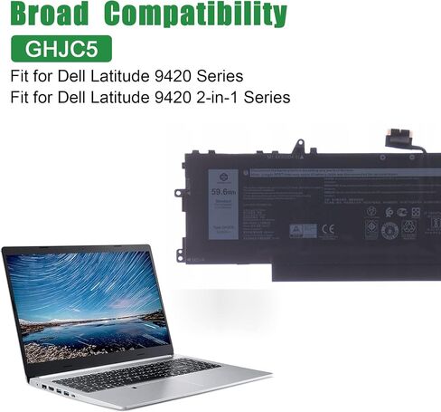 NGGX5 JY8D6 Laptop Battery Replacement for Dell Latitude E5270 E5470 E5570 Precision 3510 Series Notebook 0JY8D6 954DF 451-BBUN 451-BBUJ RDRH9 11.4V 47Wh 4310mAh in Saudi Arabia