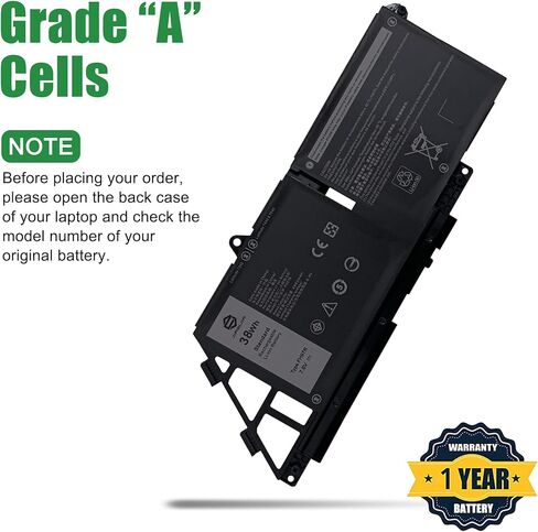 NGGX5 JY8D6 Laptop Battery Replacement for Dell Latitude E5270 E5470 E5570 Precision 3510 Series Notebook 0JY8D6 954DF 451-BBUN 451-BBUJ RDRH9 11.4V 47Wh 4310mAh in Saudi Arabia