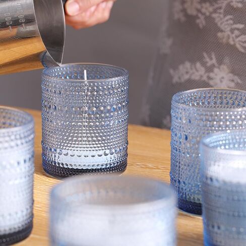 Assorted Green Glass Candle Jars for Making Candles (8 Pack), 8 oz & 14 oz Candle Jars with Bamboo Lids & Labels, Empty Storage Containers, Candle Making Supplies, Table Decorations, DIY Gifts in Kuwait