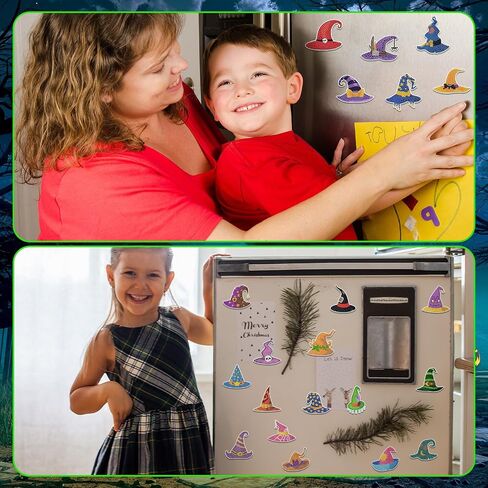 Motipuns 30 pcs مضيئة الهالوين الماس المغناطيس مغناطيس مجموعات التوهج في الماس الداكن الثلاجة الثلاجة ملصق الثلاجة للمبتدئين للأطفال البالغين ديكورز ديي فني هدايا in Saudi Arabia