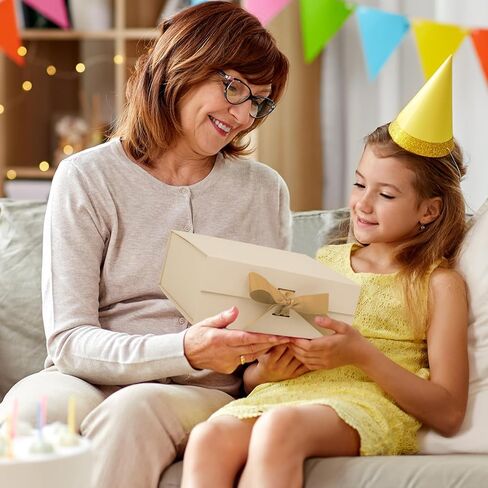 Nsmykhg Magnetic Gift Boxes with Lids & Decoration Tie Ribbon, 5 Pack 9.5x7x4 Inch, for Birthday, Wedding, Groomsman & Bridesmaid Proposal, Luxury Elegant Gift Box with Magnetic Closure (Blue) in Kuwait