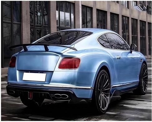 المصد الخلفي متوافق مع Bentley Continental GT 2015 2015 2017 2018 2019 2020 2021 St style Carbon Fiber Diffuser Dipfuser Spoiler Doffuser (Look Carbon Carbor) in Saudi Arabia
