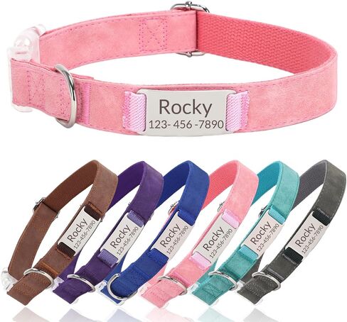 Custom Tactical Dog Collar with Name Tag Personalized Military Nylon Dog Collar with Control Handle Metal Buckle Adjustable for Medium Large Dogs Walking Training in Saudi Arabia