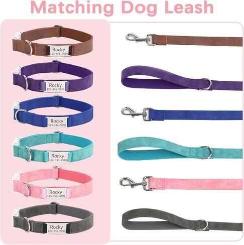 Custom Tactical Dog Collar with Name Tag Personalized Military Nylon Dog Collar with Control Handle Metal Buckle Adjustable for Medium Large Dogs Walking Training in Saudi Arabia