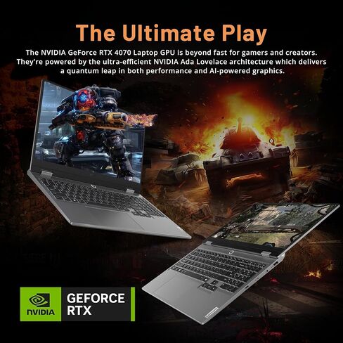 Lenovo LOQ 15 Gaming Laptop RTX4060 - AMD Ryzen7 7840HS - 15.6 FHD IPS Display 144Hz - G-SYNC - Backlit Keyboard - Wi-Fi 6 - USB Type-C - Windows 11 - FHD Webcam - 2023 (32GB DDR5 RAM |1TB PCIe SSD) in Saudi Arabia