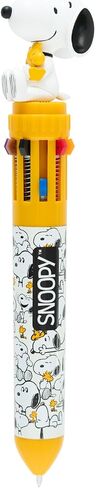 Grupo Erik Snoopy Pen | 10 In 1 Ballpoint Pen With 3D Snoopy Topper | Multi Colour Pen | Cute Pen | Snoopy Gifts | Snoopy Merchandise | Cute Gifts | Gifts for Dog Lovers in Saudi Arabia