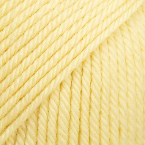 Drops Daisy 100% Merino Wool Yarn for Knitting and Crocheting, 3 or Light, DK, Leight Worsted Weight, 1.8 oz 120 Yards per Ball 1 * 50g (01 Off White) in Saudi Arabia
