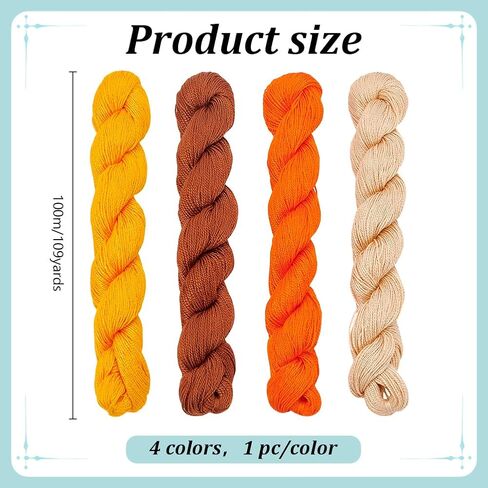 FreeBloss 4 PCS Sashiko Thread Sashiko Skein 4 * 100 M تطريز القطن النقي الخيط الياباني خيوط الخياطة خياطة اللحف والتطريز لتوازم مجموعة الأرجواني. in Saudi Arabia