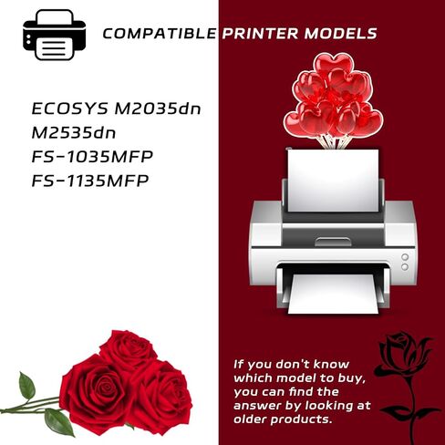 وحدة المطورين DV-170 متوافقة مع Kyocera EcoSys M2035DN M2535DN FS-1035MFP FS-1135MFP Printers ، مع رقاقة ، عائد عالي 50000 صفحة ، طباعة واضحة (2 حزمة أسود) in Kuwait