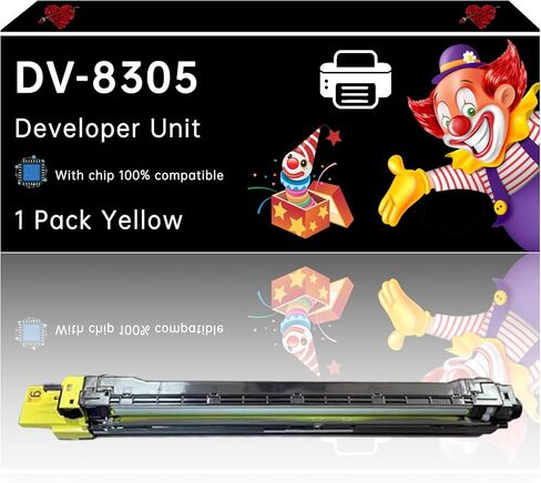 DV-8305 Developer Unit Compatible with Kyocera TASKalfa 3050ci 3051ci 3550ci 3551ci Printers, Enhanced Durability, Ideal for High-Volume Printing (1 Pack Cyan) in Saudi Arabia