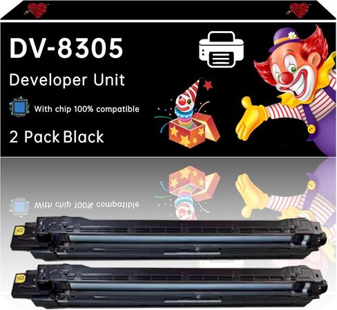 DV-8305 Developer Unit Compatible with Kyocera TASKalfa 3050ci 3051ci 3550ci 3551ci Printers, Enhanced Durability, Ideal for High-Volume Printing (1 Pack Cyan) in Saudi Arabia