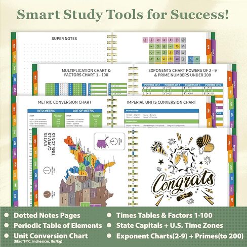 Jun 2025-Dec 2026 Academic Planner, 8.5 x 11 Monthly, Weekly, Daily Planner with Colorful Tabs, 19 Months Calendar Agenda College School Supplies for Student Teacher Organizer(Dark Blue) in Kuwait