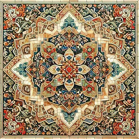 Auremi Mandala Diamond Art Painting Kits for Adults, DIY Mandala Diamond Art for Adults Beginner, DIY Full Drill Diamond Dots Paintings Landscape Picture Arts Craft for Home Decor 12x12 Inch in Saudi Arabia