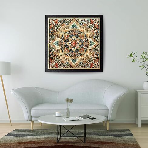 Auremi Mandala Diamond Art Painting Kits for Adults, DIY Mandala Diamond Art for Adults Beginner, DIY Full Drill Diamond Dots Paintings Landscape Picture Arts Craft for Home Decor 12x12 Inch in Saudi Arabia
