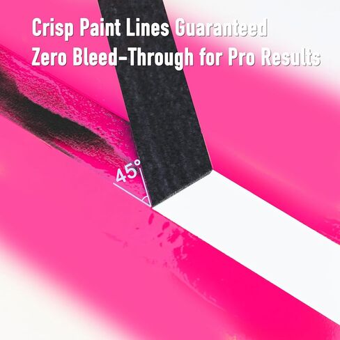 Geyyang Black Painters Tape - 0.75 بوصة × 55 ياردات × 2 لفات ، شريط تقنيع من الدرجة المهنية للطلاء ، الحرف اليدوية ، المنزل والسيارات | لا بقايا ، التصاق متعدد السطح in Kuwait
