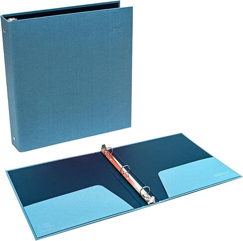 Blue Lake ECOLIFE 3 Ring Binder 1 Inch with Interior Pockets, 2 Pack Plastic-Free Binder Organizer Students School Office Supplies in Kuwait