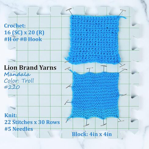 Lion Brand Mandala Sparkle Aquila 527-329 (3-Skeins - Same Dye Lot) DK Light Worsted #3 Acrylic Yarn for Crocheting and Knitting with Project Bag in Saudi Arabia