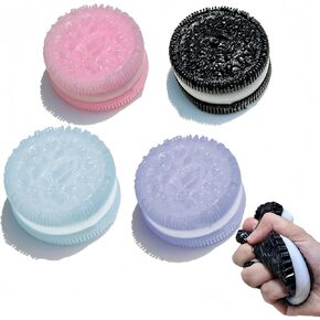 4 Pcs Squishy Stress Relief Toy, Sticky Squishy Biscuits, Relaxation Squishys Toy Perfect Desk Accessory for Adult