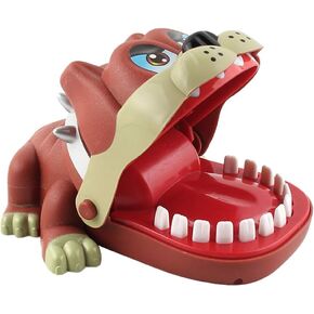 NUOBESTY Funny Animal Biting Finger Toy Teeth Dentist Biting Finger Toys Game Electric Dog Toys for Kids Toddlers Children
