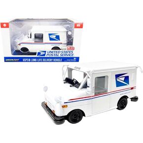 Long Life Postal Delivery Vehicle (LLV), White - Greenlight 51412 - 1/24 Scale Diecast Model Toy Car 51412-White