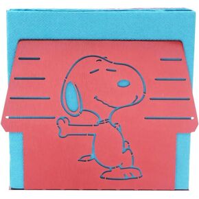 Finex Peanuts Snoopy White Dog Stainless Steel Napkin Holder Stand for home RV camper kitchen table party restaurant (Black) in Kuwait