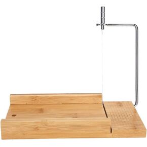 Bamboo Soap Cutting Tool, Durable Soap DIY Cutter, Soap Making Cutter for Candles Cakes Chocolate Home