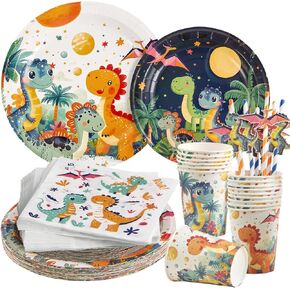 PAPER JAZZ 96PCS First Trip Around The Sun Decorations 1st Birthday Decorations Sunshine Baby Shower Decorations Boho Orange Decor for Sun Themed Party, Summer Birthday Party, BBQ, Serves 16 Guests.
