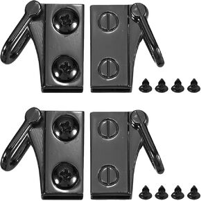 PATIKIL Bag Side Clip Buckle, Metal Purse Suspension Clasp Suspending Detachable Handbag Chain Strap Connector D Ring