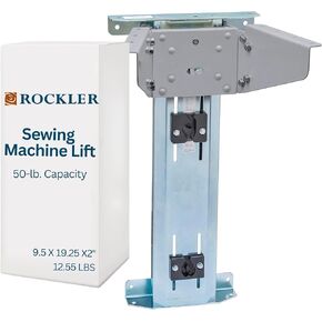 Sewing Machine Lift Mechanism – 50-lb. Capacity Heavy Duty Sewing Furniture for Ergonomic Use – Easy-to-Install Smooth Airlift Mechanism for Clutter-Free Workspace & Touch Release Operation