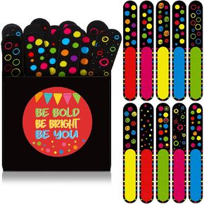 Outus 101 Pcs Name Flip Sticks Classroom Must Haves Black and Bright Name Sticks Tally Sticks Name Tags Teacher Student Grouping Flip Stick for Educational Learning Classroom Supplies