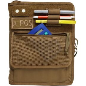 Tactical Notebook Covers Tactical 3-Ring Binder Cover | Zippered Case for Military Field Admin & Map Storage | Fits 5.5" x 8.5" Paper | Tactical Organizer with Durable Protection for Field Use