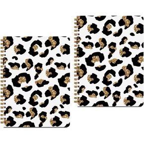 2Packs Colored, Coquette Bows Spiral Notebook College Ruled Preppy Trendy Bow Ribbon Journaling Notebooks Gifts for Women Girls Note Books Journals for Writing Spiral Bound Notebook Office Supplies