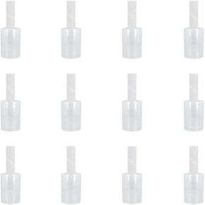 Shield Extended Core Stretch Wrap, 12 Pack, 5 Inch x 1000 Feet, 90 Gauge, Clear Plastic Cling, Hand Shrink Film Roll for Pallet Moving Packing
