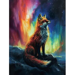 Zariocy Paint by Numbers Kits for Adults -Animals DIY Oil Paintings Canvas Acrylic Paint Set - Fox Paint by Numbers Kit for Beginners and Ideal for Home Decor 16x20 inch-27