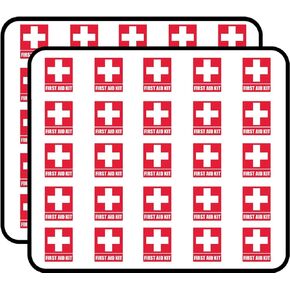 First AID KIT (Business Safety Cupboard) Sticker for Scrapbooking, Calendars, Arts, Kids DIY Crafts, Album, Bullet Journals