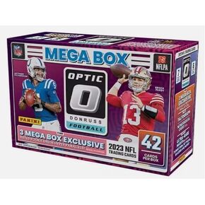 2023 Panini Donruss Optic Football Mega Box (42 Cards/Box) Green Hyper Prizms