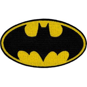 Batman Dark Knight DC Comics Movie Classic Bat Logo Iron On Applique Patch DC08