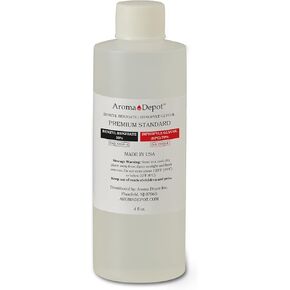 4oz. Premium Fragrance Oil Base—70% DPG (Dipropylene Glycol) & 30% Benzyl Benzoate—is Ideal for Perfumes, Diffusers, Incense, and Candle Making.