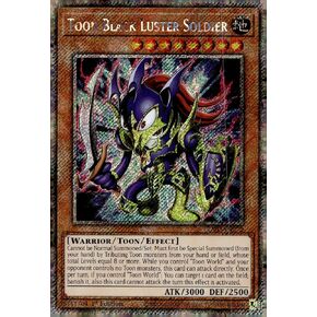 Toon Black Luster Soldier (Platinum Secret Rare) - RA03-EN272 - Platinum Secret Rare - 1st Edition